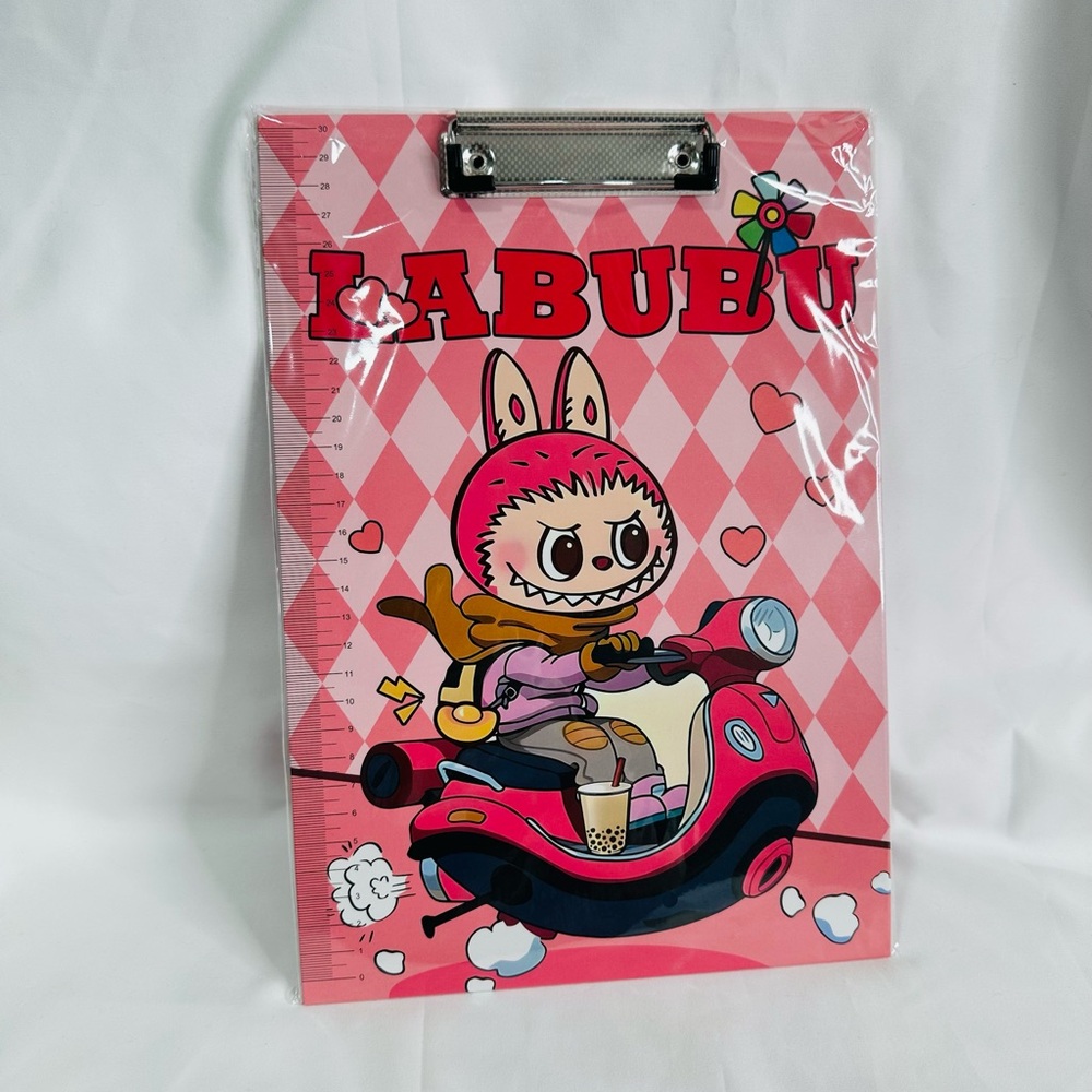 LABUBU THE MONSTERS Clipboard Pink Diamonds